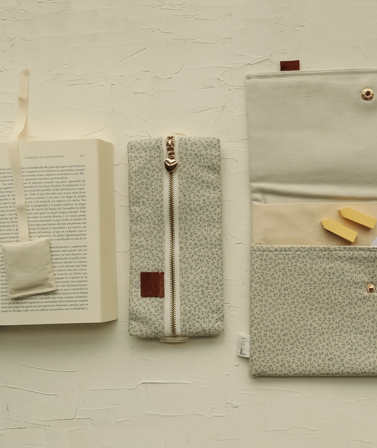 Bolso de Tela para Libros Azul Nomeolvides Bolso de Tela para Libros Azul Nomeolvides